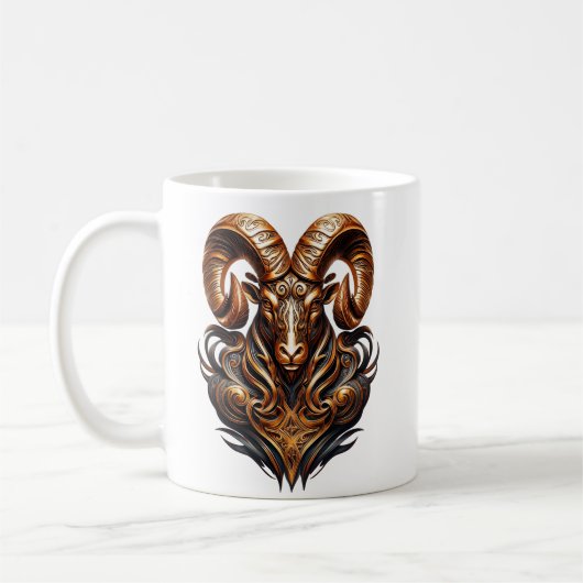 Celtic Tribal Aries Zodiac Mug – LaLi Designs Kaffeetasse (Links)