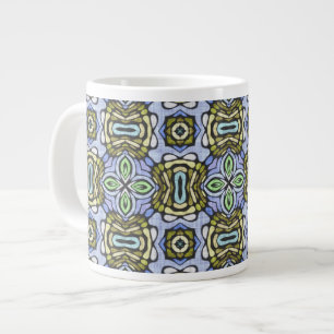 Celtic Tribal Damask Geometric Abstrakt Artistic Jumbo-Tasse