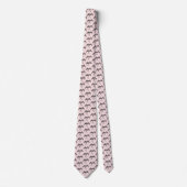 Celtic Tribal Dragon Black Pink Krawatte (Vorderseite)