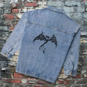 Celtic Tribal Dragon Jeansjacke
