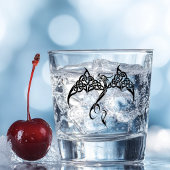 Celtic Tribal Dragon Schwarz-weiß Schnapsglas