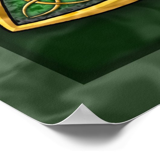 Celtic Trinity Art Print Poster (Ecke)