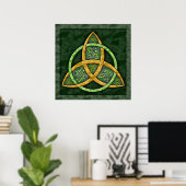Celtic Trinity Art Print Poster (Heimbüro)