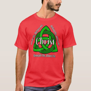 Celtic Trinity Kno St Patricks Gebet Christlich T-Shirt