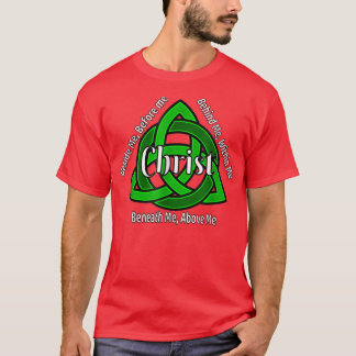 Celtic Trinity Kno St Patricks Gebet Christlich T-Shirt