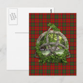Celtic Trinity Knot and Clan MacDonald of Glencoe Postkarte (Vorne/Hinten)