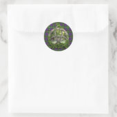 Celtic Trinity Knot and Clan MacDonald of Ranald Runder Aufkleber (Tasche)