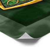 Celtic Trinity Knot Fine Art Poster (Ecke)