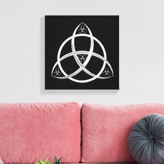 Celtic Trinity Knot Leinwanddruck (Insitu (Wohnzimmer))
