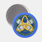 Celtic Trinity Knot Magnet (Vorderseite/Rückseite)