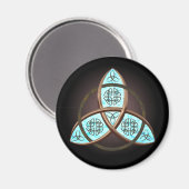 Celtic Trinity Knot Magnet (Vorderseite/Rückseite)