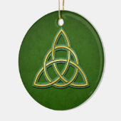 Celtic Trinity Knot oder Triquetra Keramik Ornamen Ornament (Links)