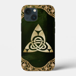 Celtic Trinity Knot on Forest Shadows Case-Mate iPhone Hülle