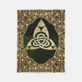 Celtic Trinity Knot on Forest Shadows Fleecedecke (Vorderseite)