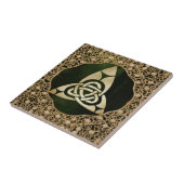 Celtic Trinity Knot on Forest Shadows  Fliese (Seite)