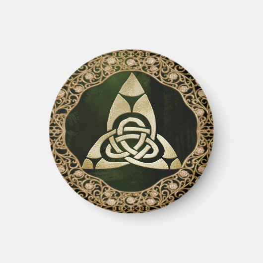 Celtic Trinity Knot on Forest Shadows Magnet (Vorne)