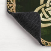 Celtic Trinity Knot on Forest Shadows Mousepad (Ecke)