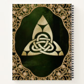 Celtic Trinity Knot on Forest Shadows Notizblock (Rückseite)