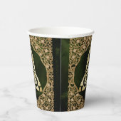 Celtic Trinity Knot on Forest Shadows Pappbecher (Rechts)