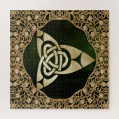 Celtic Trinity Knot on Forest Shadows Puzzle (Horizontal)