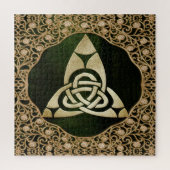 Celtic Trinity Knot on Forest Shadows Puzzle (Vertikal)