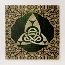 Celtic Trinity Knot on Forest Shadows Puzzle