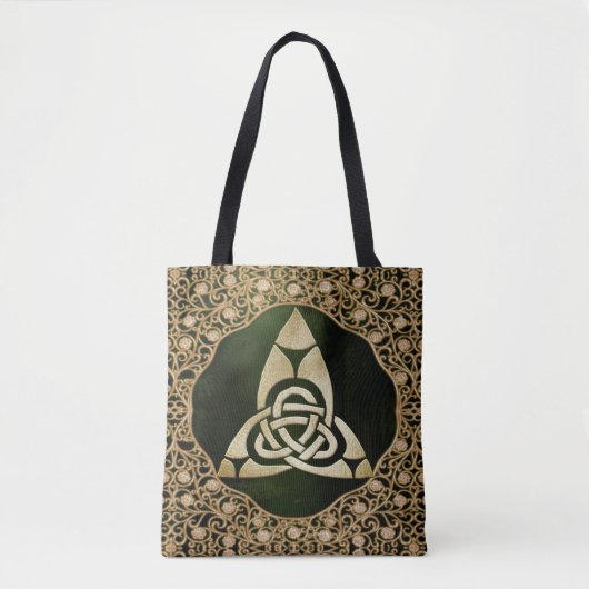 Celtic Trinity Knot on Forest Shadows Tasche (Vorderseite)