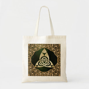 Celtic Trinity Knot on Forest Shadows Tragetasche