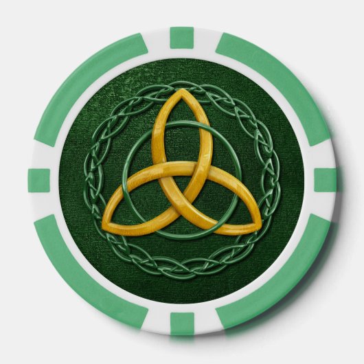 Celtic Trinity Knot Pokerchips (Vorderseite)
