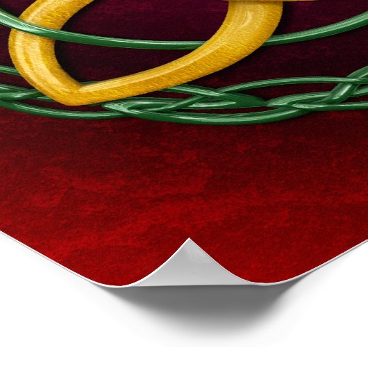 Celtic Trinity Knot Poster (Ecke)