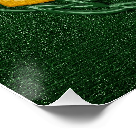 Celtic Trinity Knot Poster (Ecke)