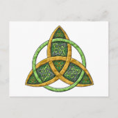 Celtic Trinity Knot Postkarte (Vorderseite)