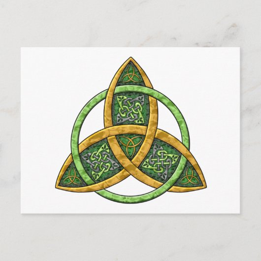 Celtic Trinity Knot Postkarte (Vorderseite)