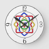 Celtic Trinity Knot Runde Wanduhr (Vorderseite)