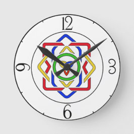 Celtic Trinity Knot Runde Wanduhr