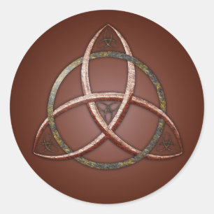 Celtic Trinity Knot Runder Aufkleber