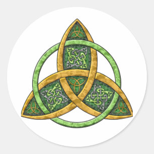 Celtic Trinity Knot Runder Aufkleber