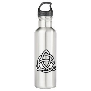 Celtic Trinity Knot Triquetra Symbol Edelstahlflasche
