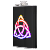 Celtic Trinity Knot Triquetra Symbol Flachmann (Links)