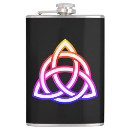 Celtic Trinity Knot Triquetra Symbol Flachmann