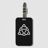Celtic Trinity Knot Triquetra Symbol Gepäckanhänger (Vorderseite Vertikal)