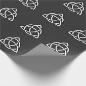 Celtic Trinity Knot Triquetra Symbol Geschenkpapier (Ecke)