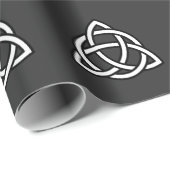 Celtic Trinity Knot Triquetra Symbol Geschenkpapier (Rolleneckpunkt)