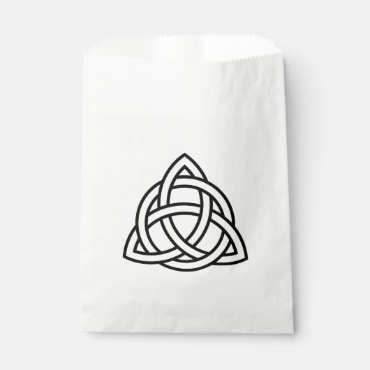 Celtic Trinity Knot Triquetra Symbol Geschenktütchen (Vorderseite)