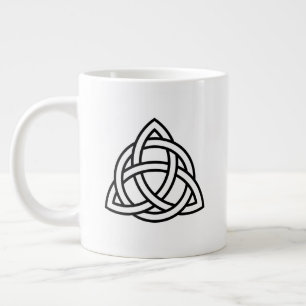 Celtic Trinity Knot Triquetra Symbol Jumbo-Tasse