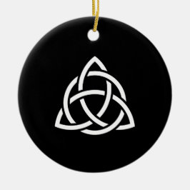Celtic Trinity Knot Triquetra Symbol Keramik Ornament