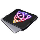 Celtic Trinity Knot Triquetra Symbol Laptopschutzhülle (Vorne Knopf)