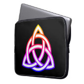 Celtic Trinity Knot Triquetra Symbol Laptopschutzhülle (Vorderseite Links)