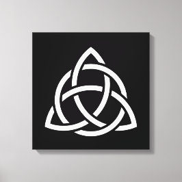 Celtic Trinity Knot Triquetra Symbol Leinwanddruck