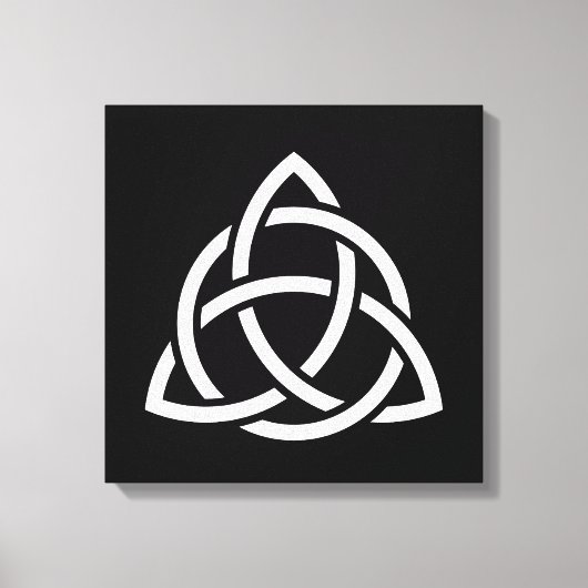 Celtic Trinity Knot Triquetra Symbol Leinwanddruck (Vorderseite)